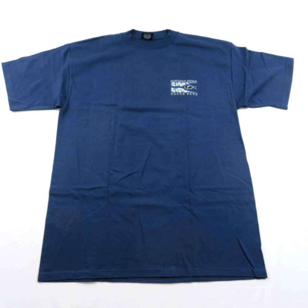 Hawaiian Style Canoe Club T-Shirt Blue Double Sided Graphic XL NWOT Hawaii 90s